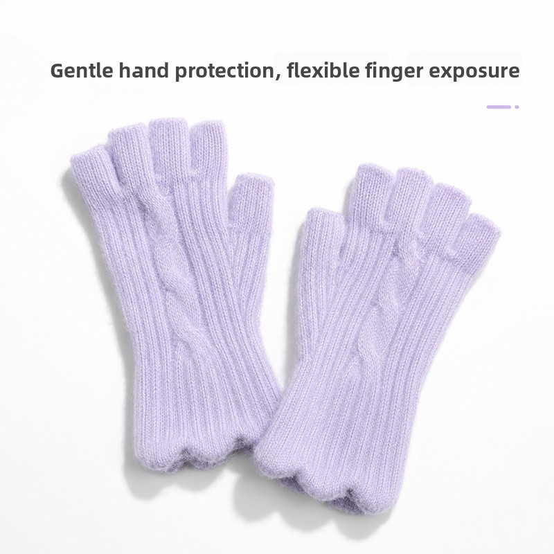ถุงมือถักไหมอัลปาก้าสำหรับผู้ห - Wool Glove Lined บทวิจารณ์และราคา