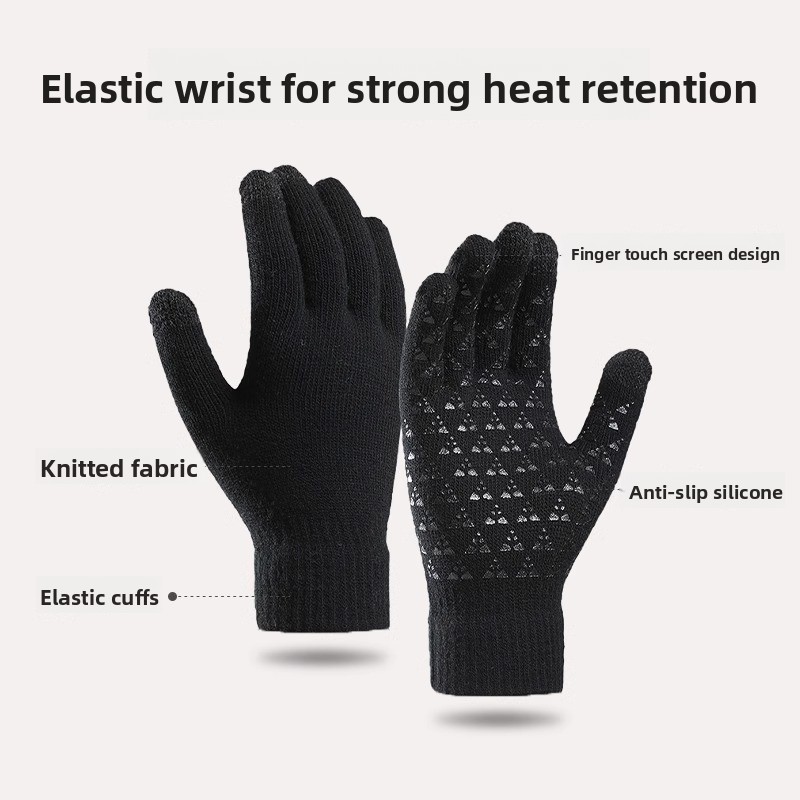 ถุงมือกีฬาวิ่งกลางแจ้งแบบยูนิเ - Wool Glove Lined บทวิจารณ์และราคา