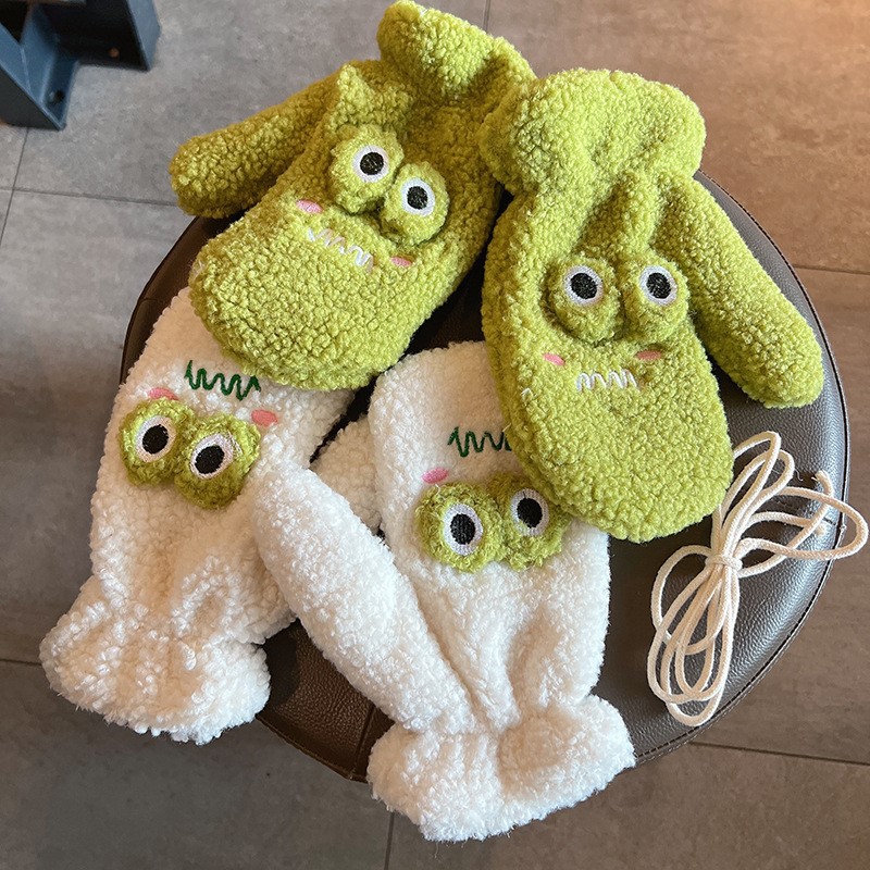 ถุงมือลายการ์ตูนกบสีเขียวสุดน่ - Wool Glove Lined บทวิจารณ์และราคา