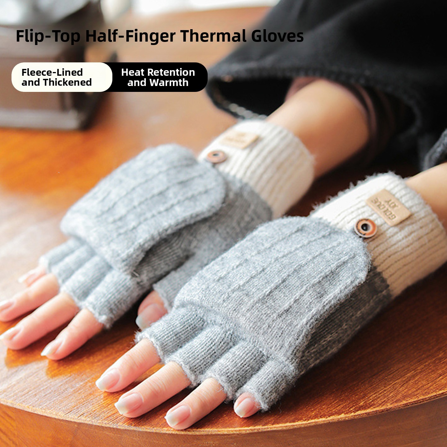 ถุงมือกันหนาวสำหรับผู้หญิง บุข - Wool Glove Lined บทวิจารณ์และราคา