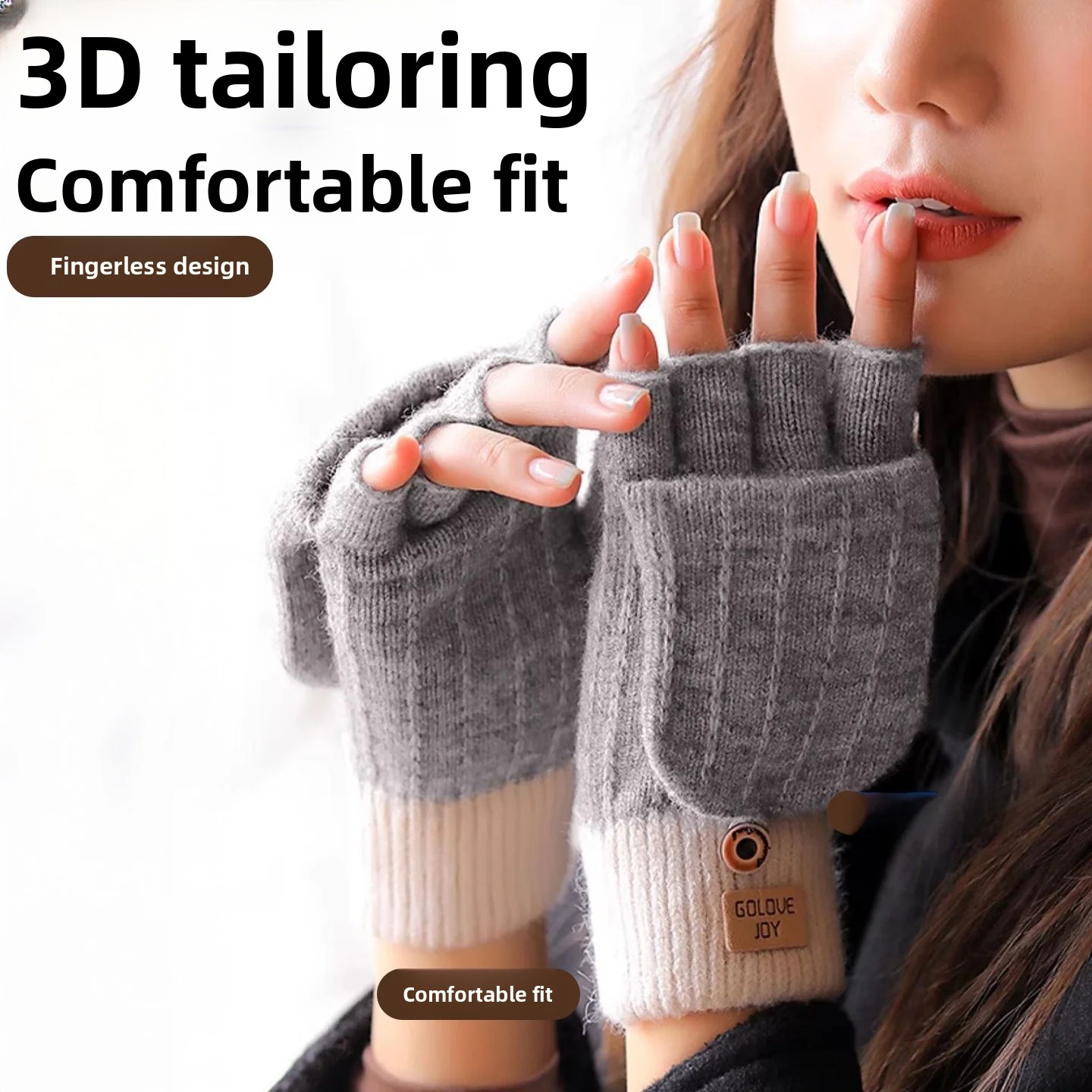 ถุงมือกันหนาวสำหรับผู้หญิง บุข - Wool Glove Lined บทวิจารณ์และราคา