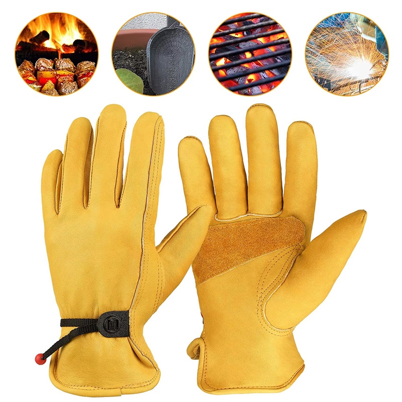 ถุงมือหนังสำหรับงาน 1 คู่ ถุงม - Leather Driving Glove บทวิจารณ์และราคา