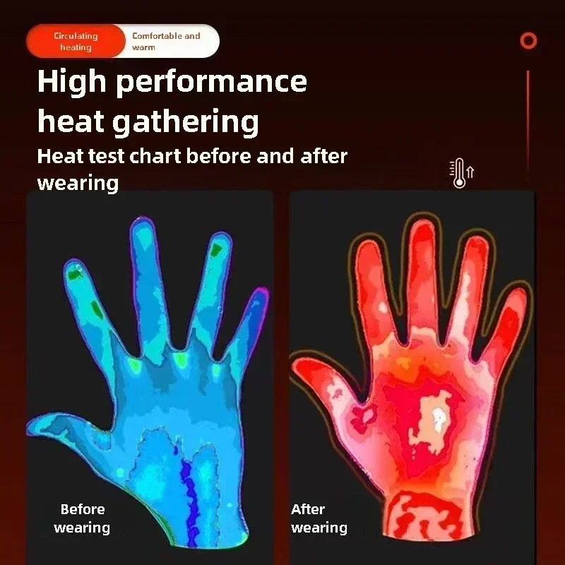 ถุงมืออุ่นมืออุ่นไฟฟ้าความร้อน - Ski Glove Waterproof บทวิจารณ์และราคา