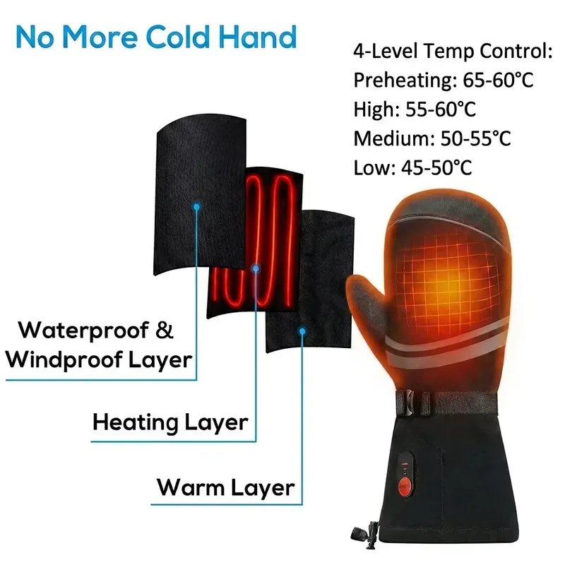 ถุงมือกันน้ำสำหรับเล่นสกีในฤดู - Ski Glove Waterproof บทวิจารณ์และราคา